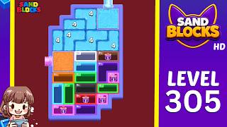Sand Blocks Level 305 Solution Walkthrough