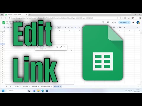How To Edit Link on Google Sheets [Guide]