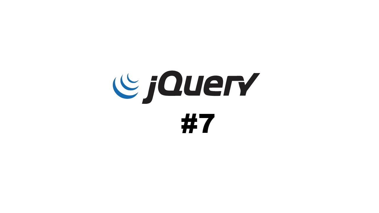 Jquery - form events #7 - YouTube