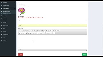 StreamTube Admin - Subscription Plans Walkthrough