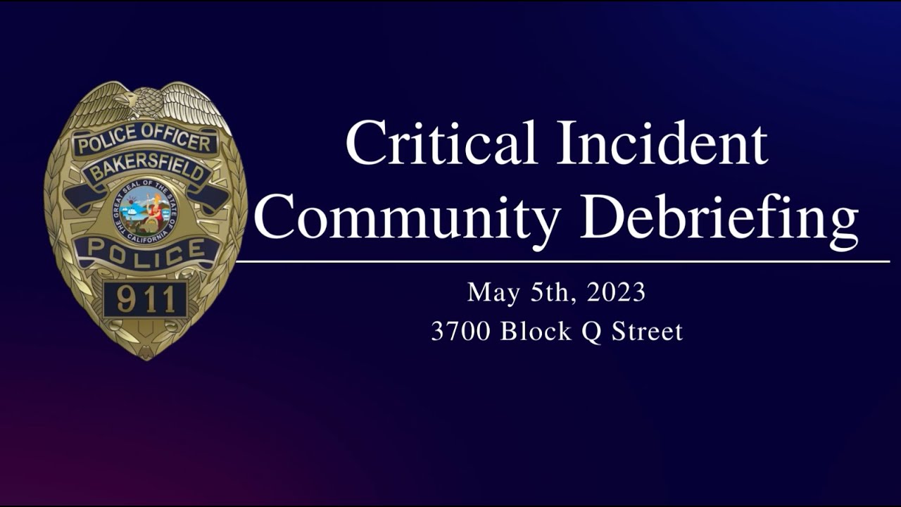 Q Street Critical Incident Community Debrief - 5/5/23 - YouTube