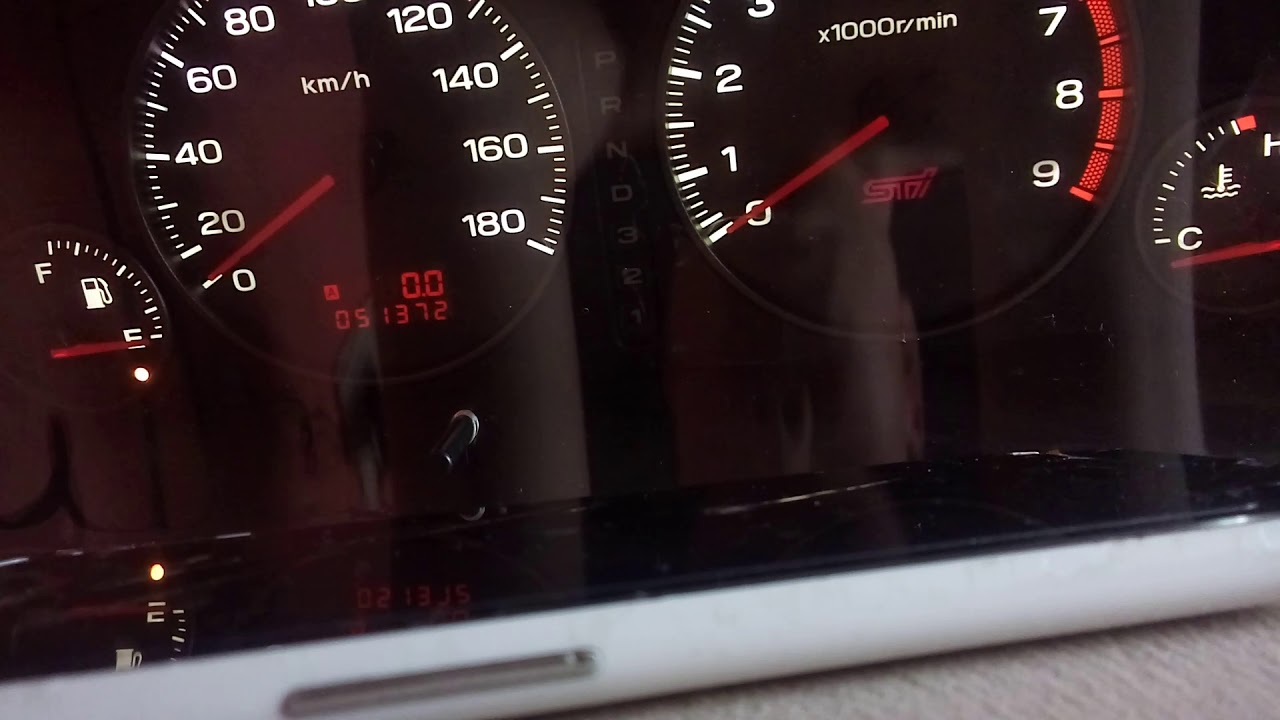 Пересвет приборной панели subaru forester sf5