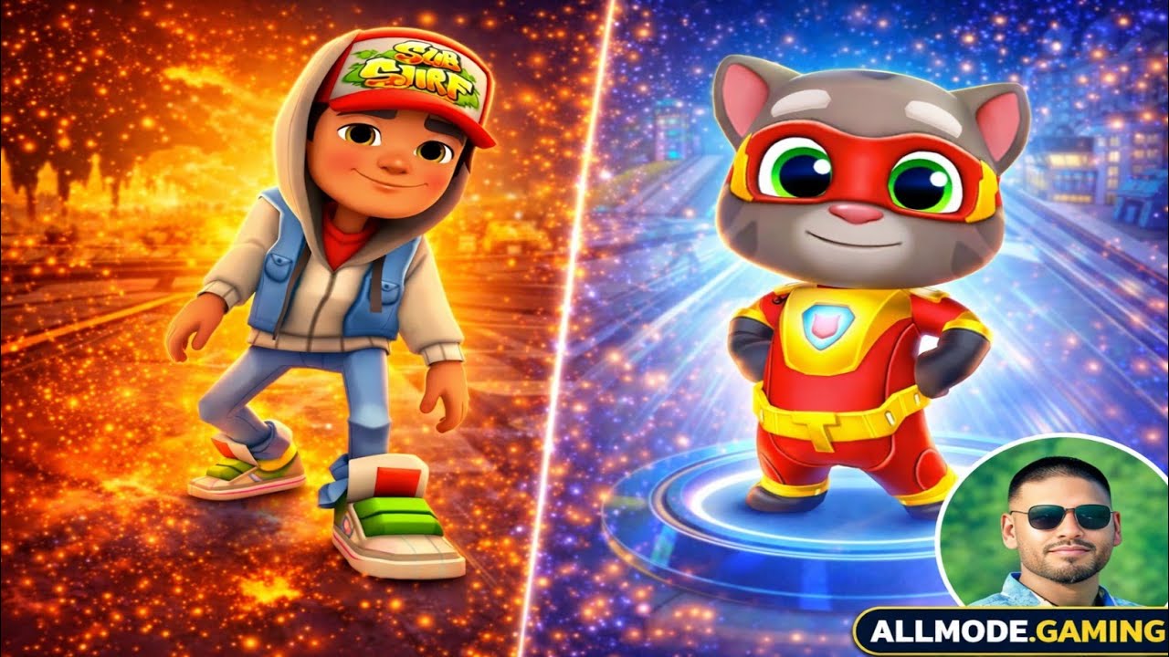 Subway Surfers vs Talking Tom Hero Dash 🔥 | Best Offline Running Game 2026