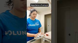 Sahi time par sorry Bol Diya😈#marriage #wife #comedy #funny #relatable #viral #sorry #husbandwife