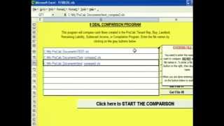 ProCalc 25 - Comparing ProCalc Files Profile
