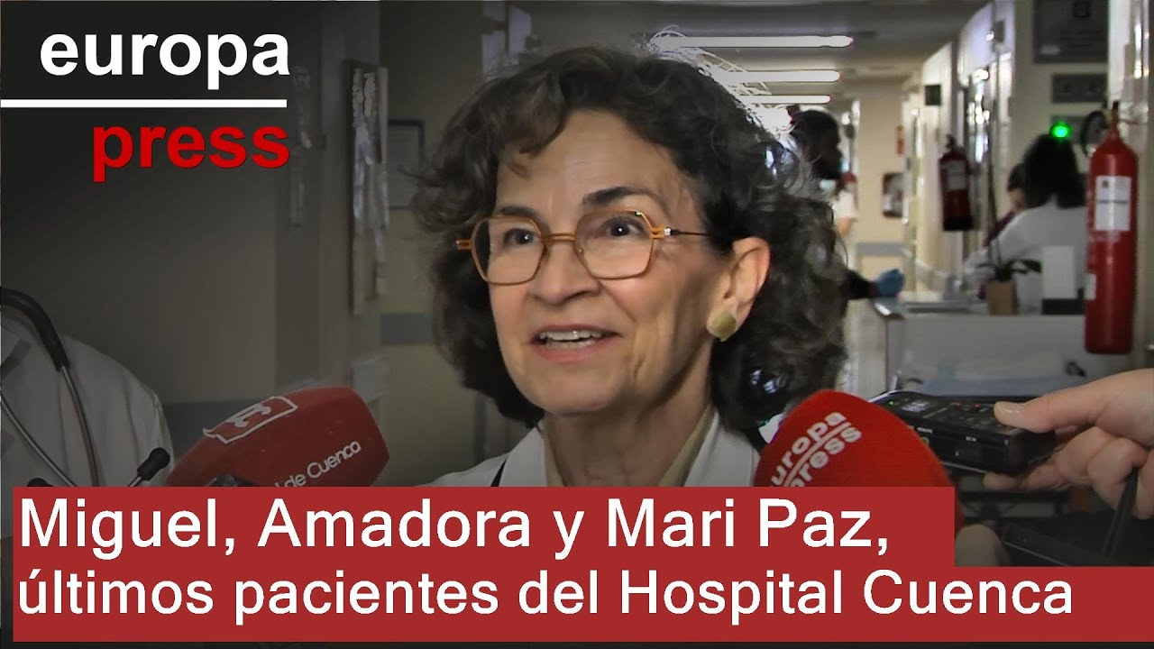 Miguel, Amadora y Mari Paz, los pacientes que cierran para siempre el Hospital de Cuenca