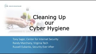 Cleaning Up Our Cyber Hygiene