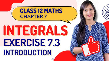 Class 12 Maths Chapter 7,  Exercise 7.3 (Introduction With Examples) | Integrals