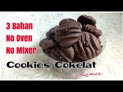 kue-lebaran-|-kue-kering-coklat-lumer-3-bahan,-tanpa-oven-dan-tanpa-mixer
