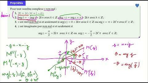 Cours propriétés module argument