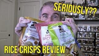 3 Flavors Of Quaker Rice Crisps REVIEW. QUITE A SHOCKER! 😮