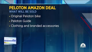 Peloton shares pop after company announces it will sell on Amazon