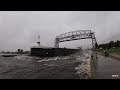 Lake Superior is ANGRY....The 1000'er American Integrity does not care..