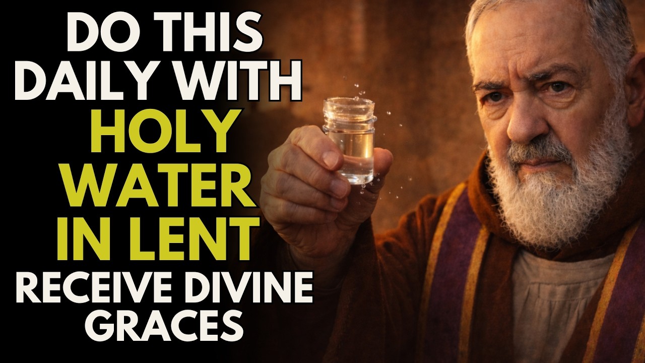 PADRE PIO WARNING DO THIS WITH HOLY WATER EVERY DAY DURING LENT AND RECEIVE DIVINE GRACES