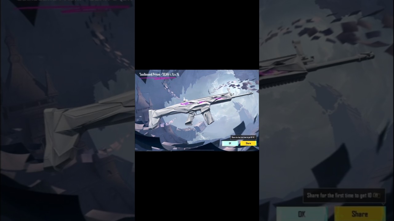 Free Ultimate Scar L Upgradeable Gun #pubgmobile #pubg #pubgmwow #pubgmnextstarprogram #subscribe