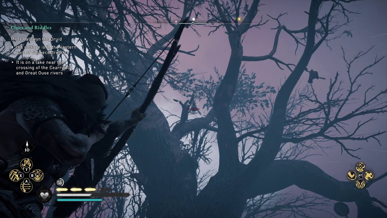 Most DIFFICULT hidden Curse symbol : near Belas Knap : Glowescesterscire : AC Valhalla