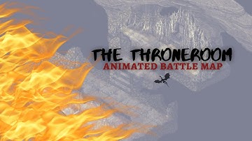 RPG Animated Battle Map - The Throneroom