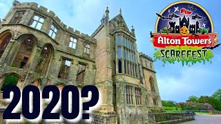 Will Alton Towers Scarefest 2020 Go Ahead? Scare Maze Audio Testing & My Thoughts!