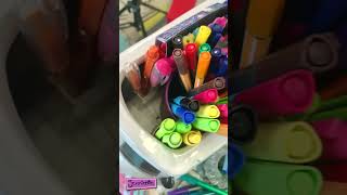 DIY Water soluble Crayon Storage #diy #artsupplies #shorts