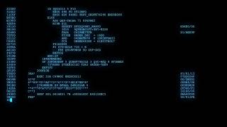 1H Long Relaxing Coding Screensaver Encrypted Programming Code Video VJ Loop no sound, no music