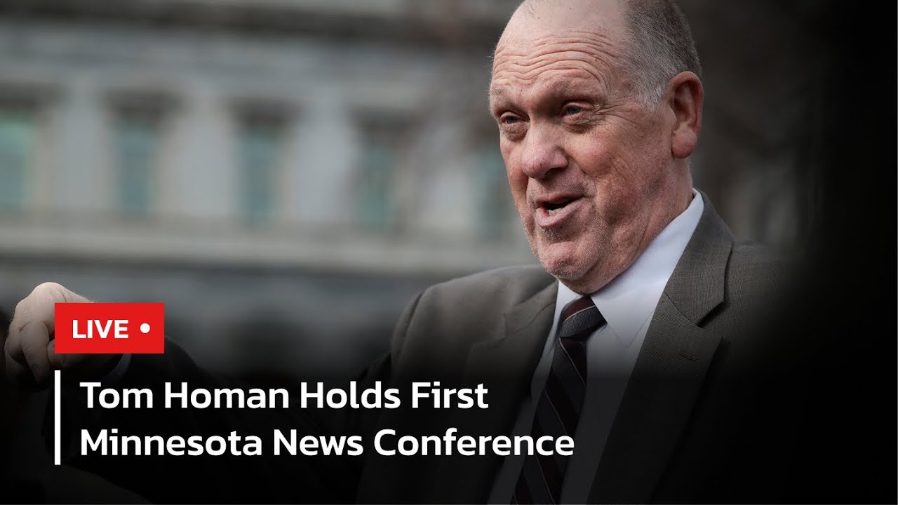 does tom homan chew tobacco LIVE: Border Czar Tom Homan Holds First Minnesota News Conference Amid  Immigration Clash