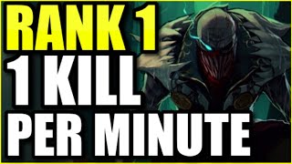 THE RANK 1 PYKE ATTEMPTS TO GET 1 KILL PER MINUTE IN 1000+ LP CHALLENGER ELO