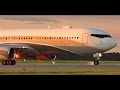 Roman Abramovich Boeing 767-300 VIP - Sunset Takeoff at Copenhagen Airport