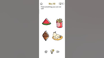 Brain Out level 10 /Find something you can not eat! #shorts #mr_ait