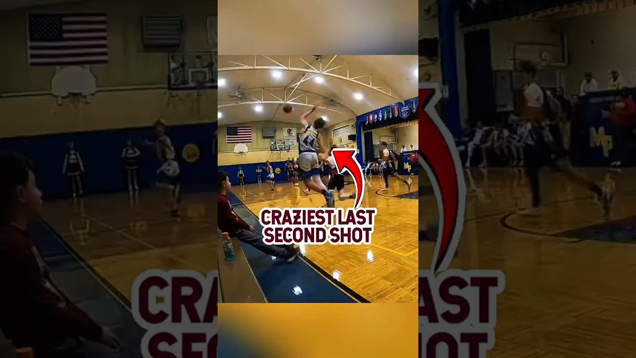 Самый безумный бросок в последнюю секунду😱