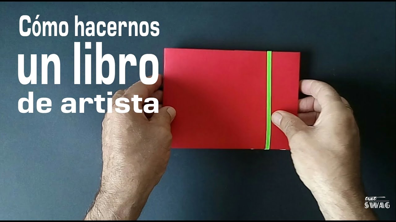 Cómo hacernos un libro de artista/ making a sketchbook - YouTube