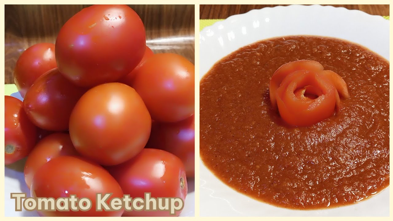 Homemade Tomato 🍅 Ketchup Recipe Tomato Ketchup Banane Ka Tarika
