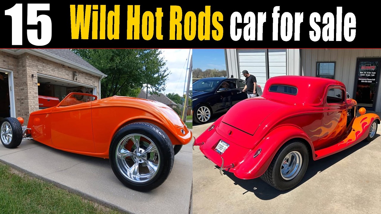 15 экстремальных и мощных хот-родов на продажу | Лучшие классические автомобили, созданные на заказ!