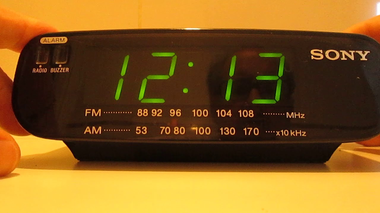 Radio Reloj Despertador Marca Sony Modelo ICF C212 📻 🕒 