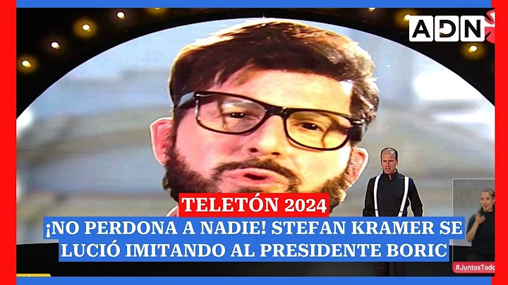 Teletón 2024 | ¡No perdona a nadie! Stefan Kramer imitó sin compasión al Presidente Boric