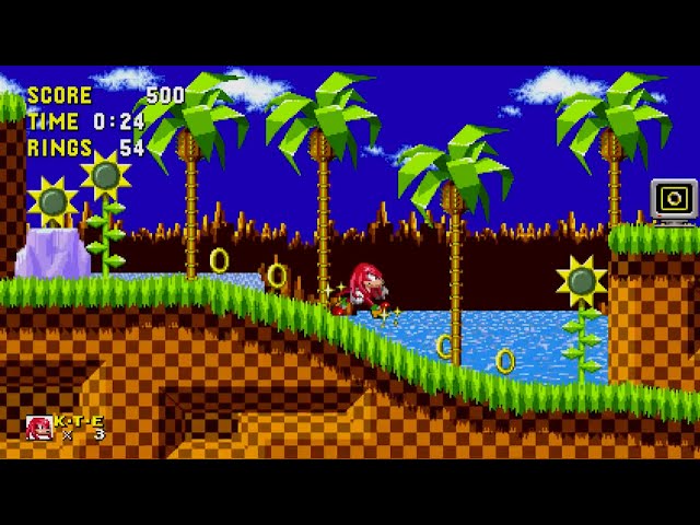 Sonic the Hedgehog Remastered: Green Hill Zone Act 3 (Sonic) [1080 HD] 