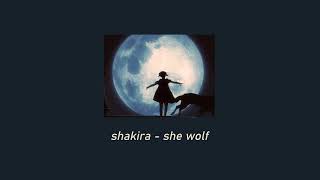 Shakira - She Wolf ( 𝚜𝚕𝚘𝚠𝚎𝚍 + 𝚛𝚎𝚟𝚎𝚛𝚋 )