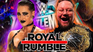 Ich habe RHEA RIPLEY beim WWE ROYAL RUMBLE getroffen!