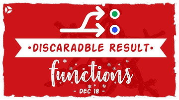 DiscardableResult Function in Swift 4.2 (EASY)