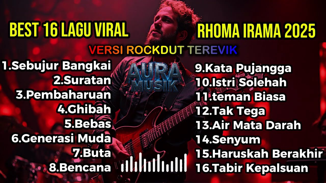 BEST 16 LAGU VIRAL RHOMA IRAMA 2025 || VERSI ROCKDUT