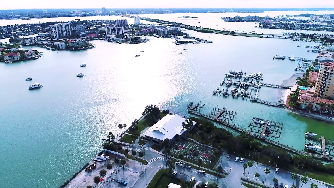 Coconut Grove Resort Suites Clearwater Beach Vacation Rentals 33767 Drone Flyover Video 010120