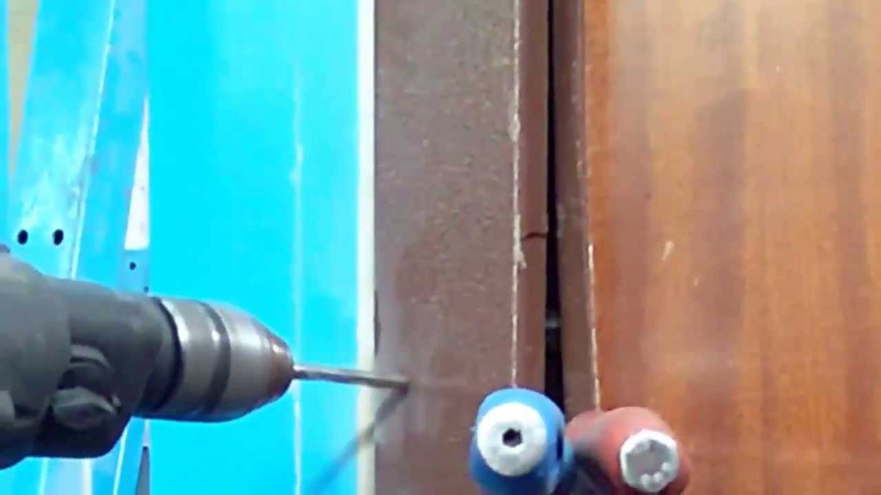 Come aprire un portone blindato test youtube Aprire porta blindata senza scasso