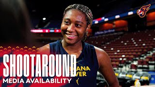 Indiana Fever Shootaround Media Availability (at Connecticut Sun) | May 14, 2024