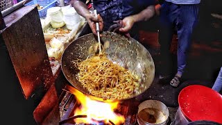 Roadside Famous Indo Chinese Cuisine | Delicious Manchurian Noodles | Indian Street Food