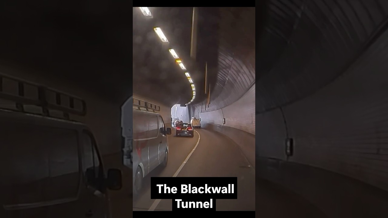 Exiting the Blackwall Tunnel 