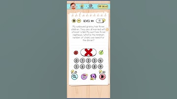 Braintest | Level 99 | My widowed granny has three children #braintest #trickypuzzles #level99