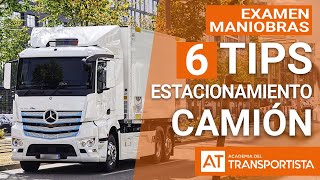 Aprueba el Examen de Camión, Permisos C1 o C. Maniobra de Estacionamiento