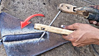 A new trick to learn electric stick root welding || iron stick welder