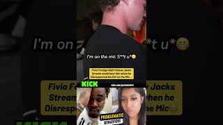 Fivio Foreign disrespected his girl not knowing he was on the mic telling her to s**t *p😳 #viral Information