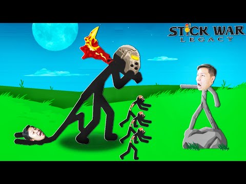 Game Người Que 24H - NẾU SLENDERMAN SẢN XUẤT ĐỘI QUÂN NGƯỜI QUE HUYỀN THOẠI TRONG STICK WAR LEGACY | Thử Thách SlenderMan