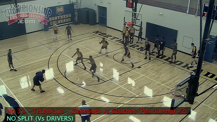 The "No Split" Basketball Defensive Technique Used...